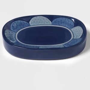 JUNGALOW X OPALHOUSE NWT stoneware soap dish -blue